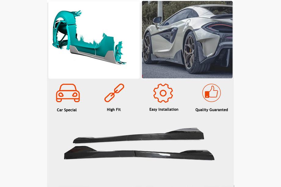 McLaren 540C/570S 2015-2020 Seitenschweller (Carbon) Foto 2