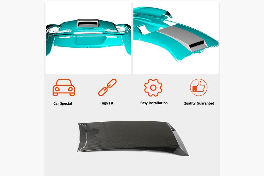 McLaren 540C/570S 2015-2020 Kofferraumdeckel Abdeckung (Carbon) Foto 2
