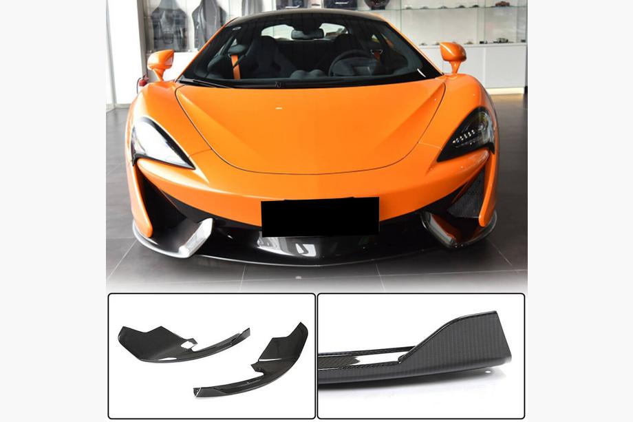 McLaren 540C/570S 2015-2020 Frontstoßstangen Flaps (Carbon) Foto 1