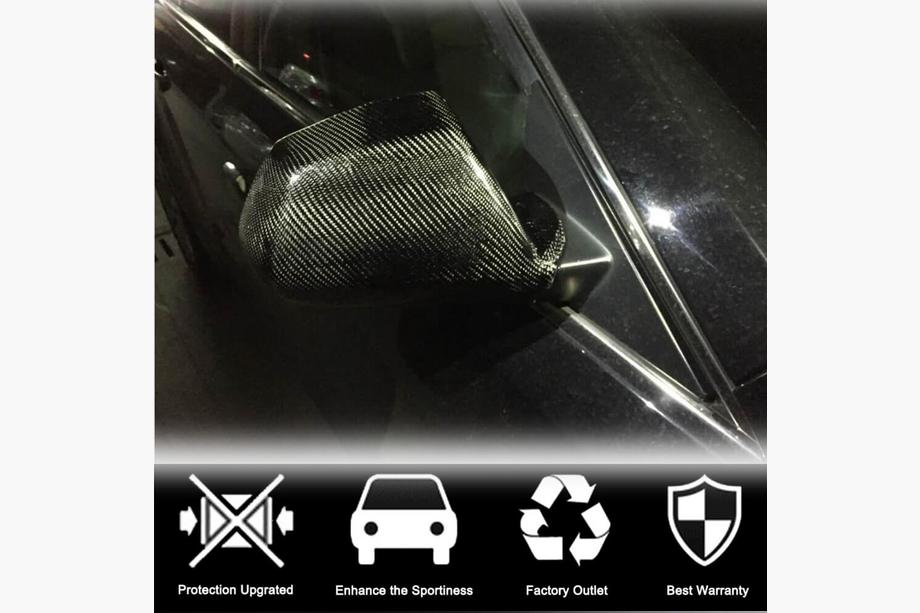 Cadillac CTS 2007-2014 Spiegelabdeckungen (Carbon) Foto 2