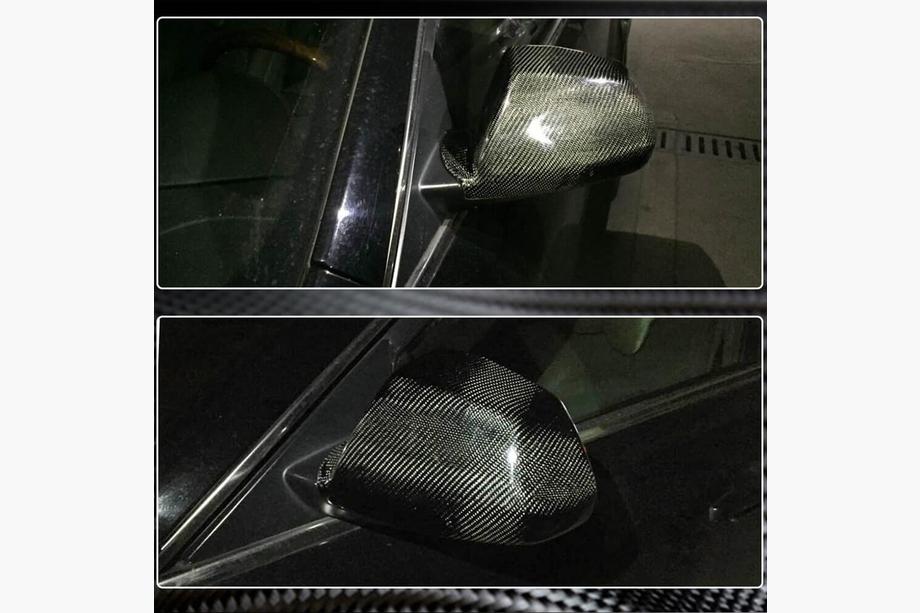 Cadillac CTS 2007-2014 Spiegelabdeckungen (Carbon) Foto 3