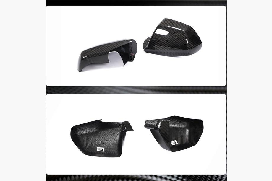 Cadillac CTS 2007-2014 Spiegelabdeckungen (Carbon) Foto 4