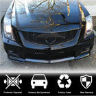 Cadillac CTS 2007-2014 Frontlippe V2 für CTS V Coupe, Carbon Foto 3