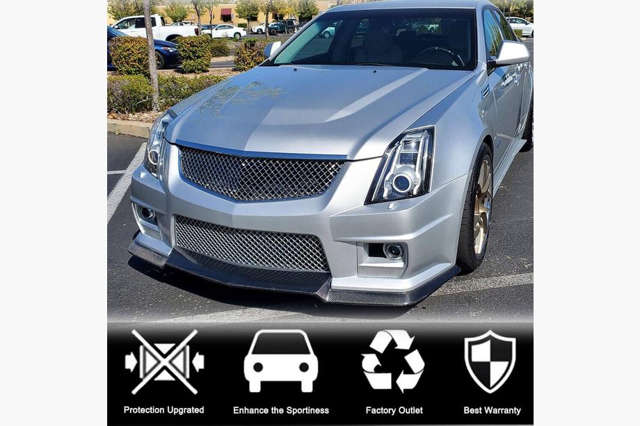 Cadillac CTS 2013-2019 Frontlippe V2 für CTS V Sedan 2016-2019 Carbon Foto 2