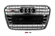 Audi A6 C7 2011-2017 Frontgrill schwarz mit Chromrahmen S-Style (2011-2014) Foto 1