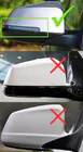 BMW 7 Series F01/F02 2008-2015 Spiegelkappen 2012-2015 M-Look (mit Clips, 2 Stk) Foto 2