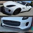 Jaguar F-Type 2013-2024 Frontstoßstange Lippe Aufsatz (für Base 2017-2019, Carbon) Foto 4