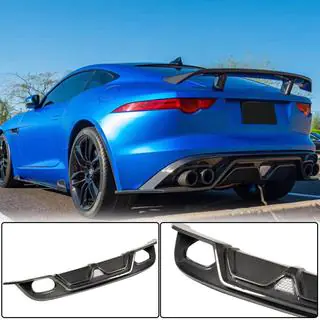 Heckdiffusor für Heckstoßstange (2013-2019, Carbon) Jaguar F-Type 2013-2024 Foto 1