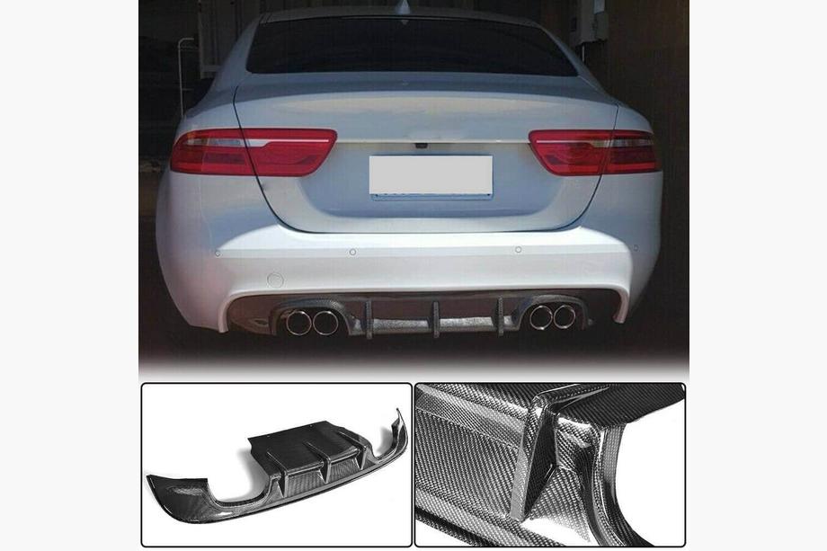 Jaguar XE 2016- Heckdiffusor V1 (2015-2019, Carbon) Image