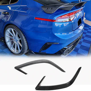 Heckstoßstangenabdeckung (2017-2020, Carbon) Kia Stinger 2017-2023 Foto 2