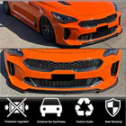 Kia Stinger 2017-2023 Frontlippe Stoßstange Aufsatz (Carbon) Foto 2