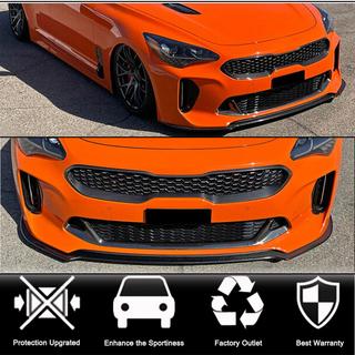 Frontlippe Stoßstange Aufsatz (Carbon) Kia Stinger 2017-2023 Foto 2