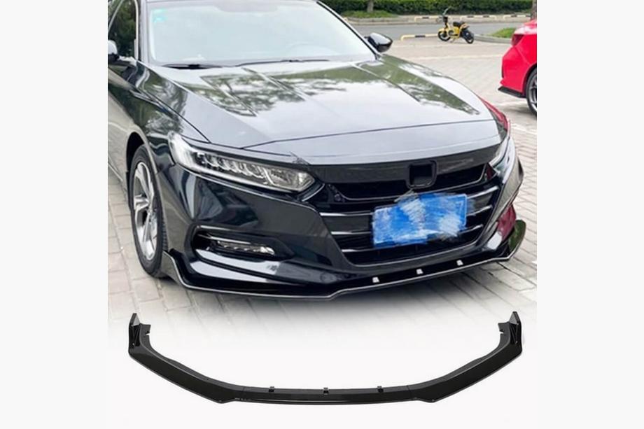 Honda Accord X 2017-2022 Frontlippe Stoßstange Lip (2018-2021, Kunststoff) Foto 1