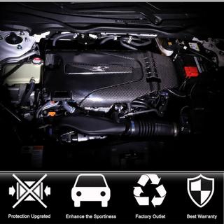 Motorabdeckung (Carbon) Honda Civic Sedan X 2016-2021 Foto 2