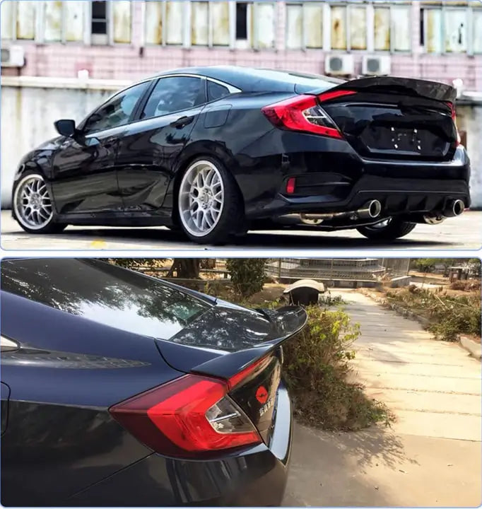 Honda Civic Sedan X 2016-2021 Heckspoiler (Kunststoff) Foto 2