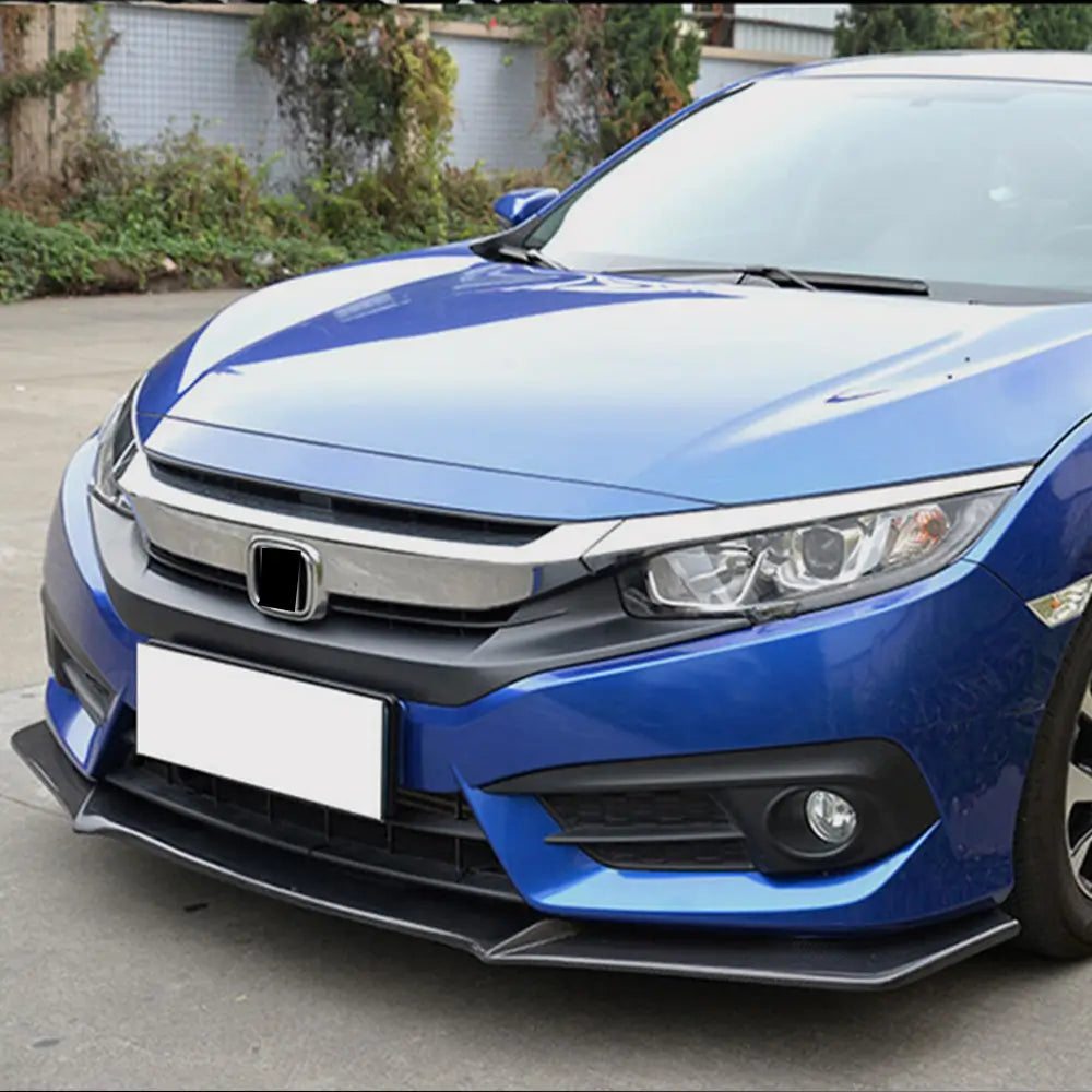 Frontlippe Stoßstange Aufsatz (Carbon) Honda Civic Sedan X 2016-2021 Foto 2