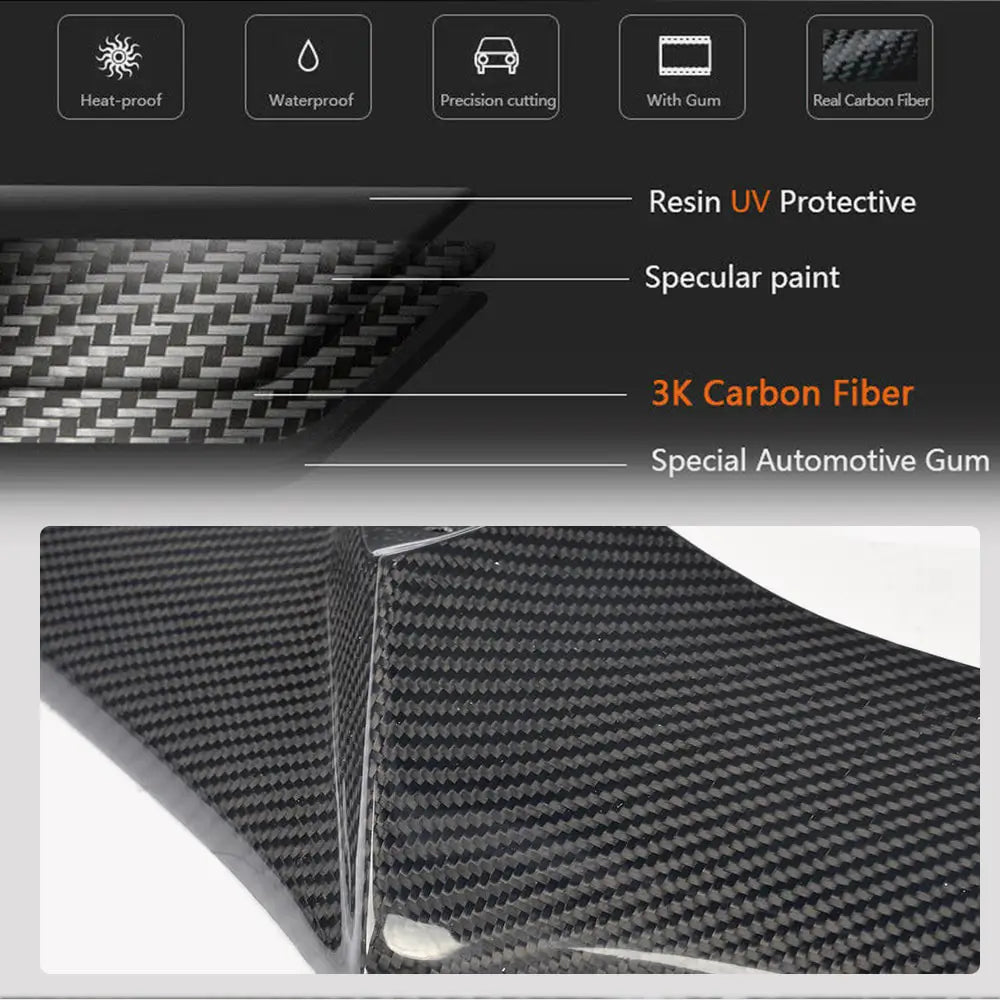 Frontlippe Stoßstange Aufsatz (Carbon) Honda Civic Sedan X 2016-2021 Foto 4