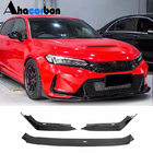 Honda Civic HB 2021- Frontstoßstange Lippe V2 (Carbon) Foto 1