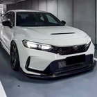 Honda Civic HB 2021- Frontstoßstange Lippe V2 (Carbon) Foto 3