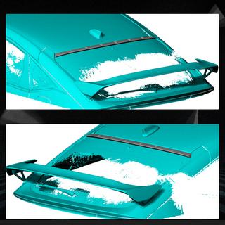 Heckspoiler Blende (Carbon) Honda Civic HB 2021- Foto 2