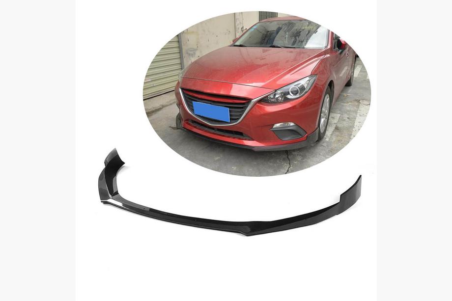 Mazda 3 2013-2019 Frontstoßstangenlippe Aufsatz (2014-2016, Carbon) Image