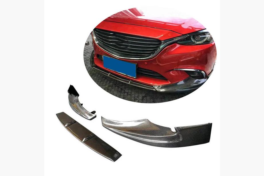 Mazda 6 2012-2024 Frontlippe V1 für Frontstoßstange (2017-2019, Carbon) Image