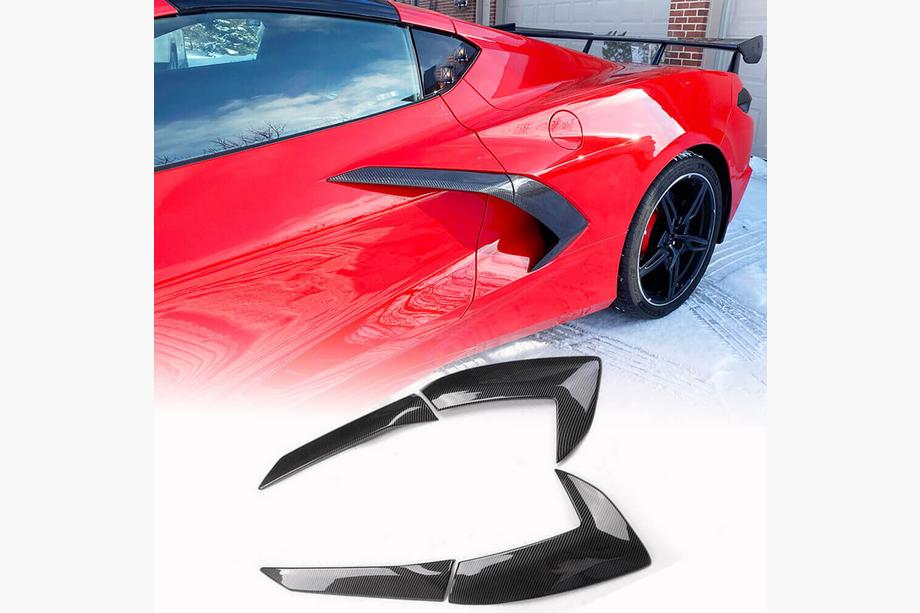 Chevrolet Corvette C8 2019- Carbon Abdeckungen für hintere Kotflügel (2019-2022) Image