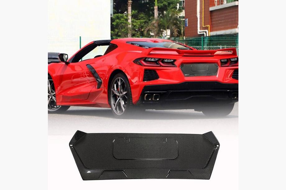 Chevrolet Corvette C8 2019- Kofferraumdeckel Carbon Abdeckung (2019-2022, Carbon) Foto 1