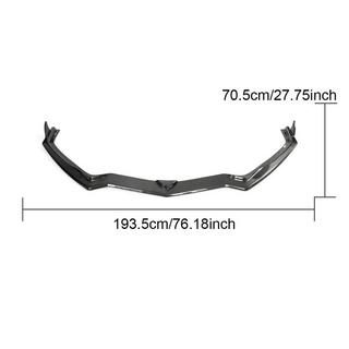 Frontstoßstange Lippe Aufsatz (2019-2022, Carbon) Chevrolet Corvette C8 2019- Foto 3