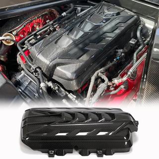 Motorabdeckung (2019-2022, Carbon) Chevrolet Corvette C8 2019- Foto 1