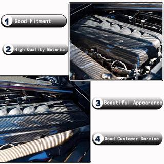 Motorabdeckung (2019-2022, Carbon) Chevrolet Corvette C8 2019- Foto 3