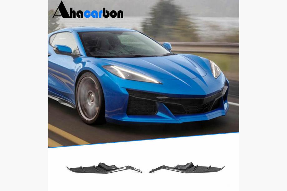 Chevrolet Corvette C8 2019- Carbon Frontstoßstangen Abdeckungen (für Z06, 2020-2024) Image
