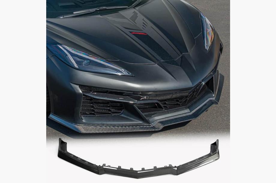Chevrolet Corvette C8 2019- Frontstoßstangenlippe Aufsatz (für Z06, 2022-2024, Carbon) Foto 1