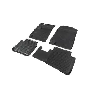 Gummimatten mit Rand (4 Stk, Polytep) Kia Rio 2005-2011 Foto 2