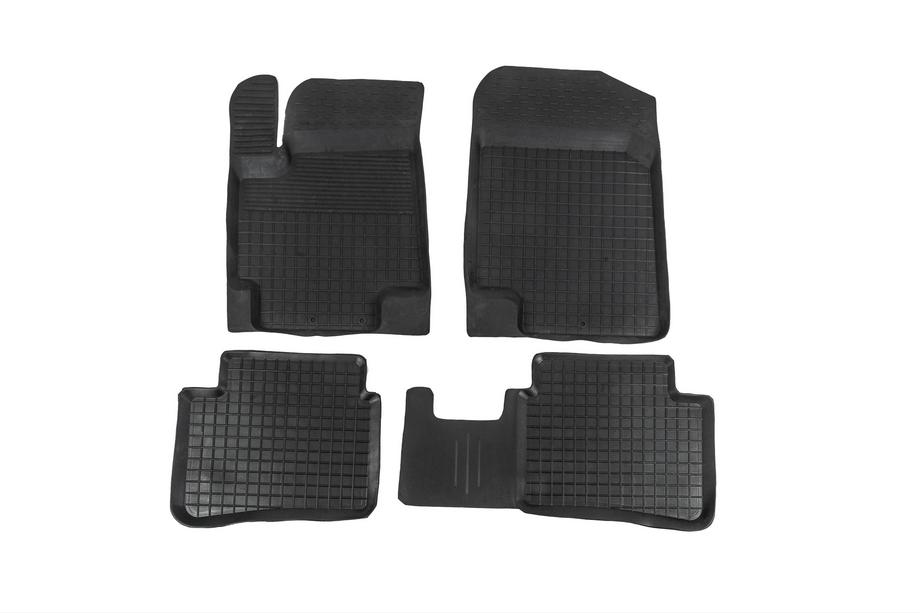 Kia Rio 2005-2011 Gummimatten mit Rand (4 Stk, Polytep) Image