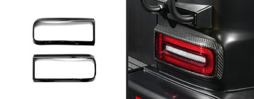 Mercedes G class W465 2025- Heckleuchten Abdeckungen Carbon Foto 3