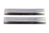 Volkswagen T5 Transporter 2003-2010 Einstiegsleisten LASER (2 Stk, Edelstahl) Foto 2