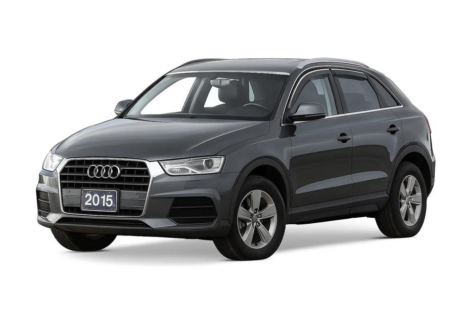 Audi Q3 2011-2019 Windabweiser mit Chromleiste Niken Luxury (4 Stk) Image
