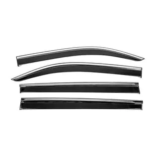 Windabweiser mit Chromleiste Niken Luxury (4 Stk) Foto 1