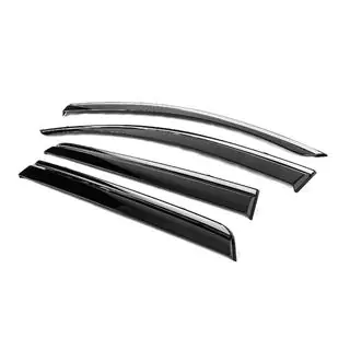 Windabweiser mit Chromleiste Niken Luxury (4 Stk) Dodge Journey 2008-2020 Foto 2