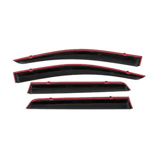 Windabweiser mit Chromleiste Niken Luxury (4 Stk) Dodge Journey 2008-2020 Foto 4