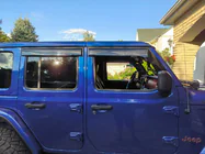 Jeep Wrangler 2018- Windabweiser Niken Luxury (4 Stk) Foto 1