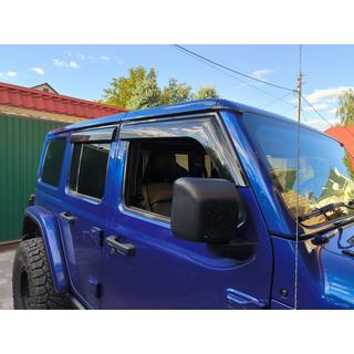 Windabweiser Niken Luxury (4 Stk) Jeep Wrangler 2018- Foto 4