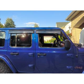 Windabweiser Niken Luxury (4 Stk) Jeep Wrangler 2018- Foto 1