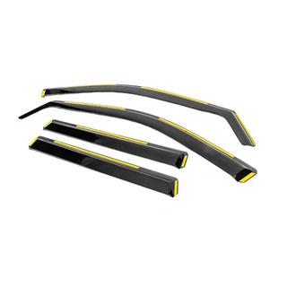 Windabweiser zum Einstecken Niken Luxury (4 Stk) Jeep Grand Cherokee WK2 2010-2021 Foto 2