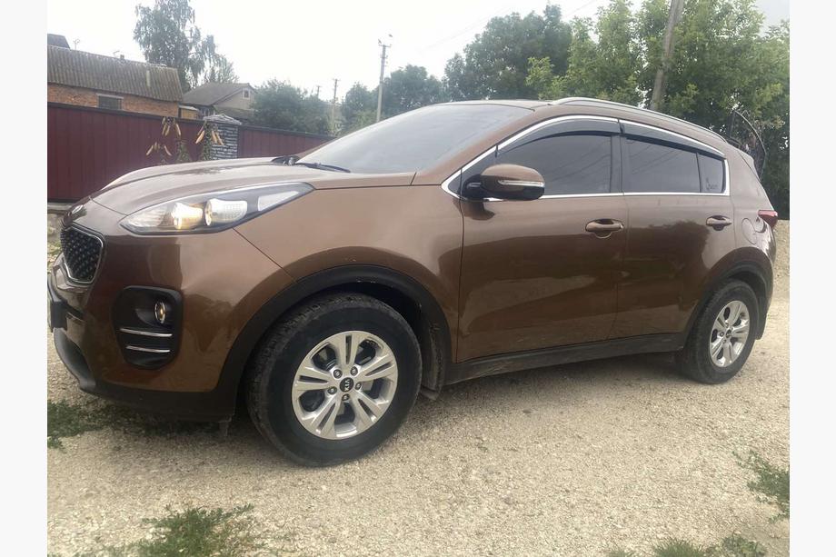 Kia Sportage 2015-2021 Windabweiser mit Chromleiste Niken Luxury (4 Stk) Image