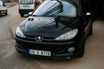 Peugeot 206 1998-2024 Frontuntere Spoilerlippe (grundiert) Foto 1