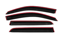 Toyota Hilux 2006-2015 Windabweiser mit Chromleisten Niken Luxury (2011-2015, 4 Stk) Foto 4