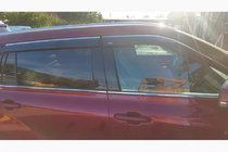Toyota Highlander 2019- Windabweiser mit Chromleiste Niken Luxury (4 Stk) Foto 8