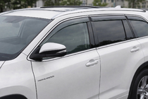 Toyota Highlander 2013-2019 Windabweiser mit Chromleisten Niken Luxury (6 Stk) Foto 1